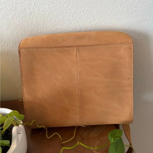 Madewell | RARE Essex vintage brown leather satchel crossbody bag - Picture 12 of 14